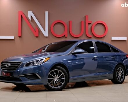 Синий Хендай Соната, объемом двигателя 2.4 л и пробегом 229 тыс. км за 10900 $, фото 1 на Automoto.ua