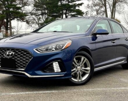 Синий Хендай Соната, объемом двигателя 2.4 л и пробегом 43 тыс. км за 8500 $, фото 1 на Automoto.ua