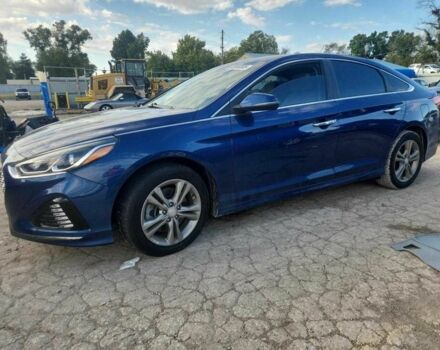 Синий Хендай Соната, объемом двигателя 2.4 л и пробегом 66 тыс. км за 2000 $, фото 1 на Automoto.ua