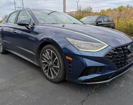 Синий Хендай Соната, объемом двигателя 1.6 л и пробегом 40 тыс. км за 3800 $, фото 1 на Automoto.ua