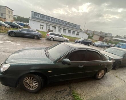 Зеленый Хендай Соната, объемом двигателя 2 л и пробегом 201 тыс. км за 2850 $, фото 5 на Automoto.ua