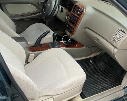 Зеленый Хендай Соната, объемом двигателя 2 л и пробегом 201 тыс. км за 2850 $, фото 9 на Automoto.ua