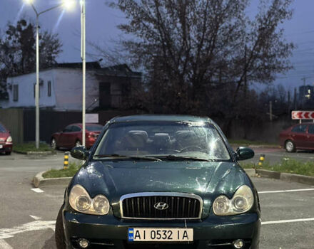 Зеленый Хендай Соната, объемом двигателя 2 л и пробегом 291 тыс. км за 2850 $, фото 1 на Automoto.ua