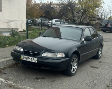 Зеленый Хендай Соната, объемом двигателя 2 л и пробегом 280 тыс. км за 700 $, фото 1 на Automoto.ua