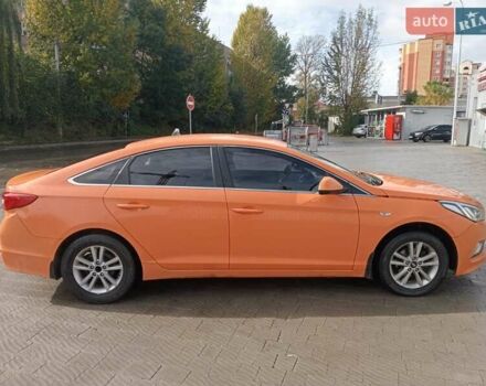 Оранжевый Хендай Соната, объемом двигателя 2 л и пробегом 596 тыс. км за 6350 $, фото 8 на Automoto.ua