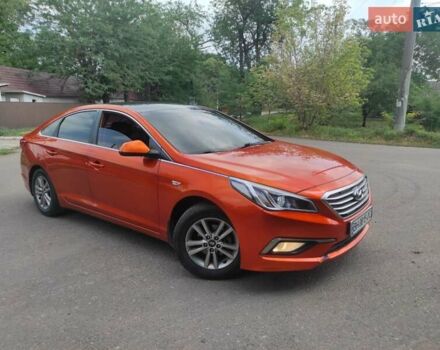 Оранжевый Хендай Соната, объемом двигателя 2 л и пробегом 200 тыс. км за 11500 $, фото 6 на Automoto.ua