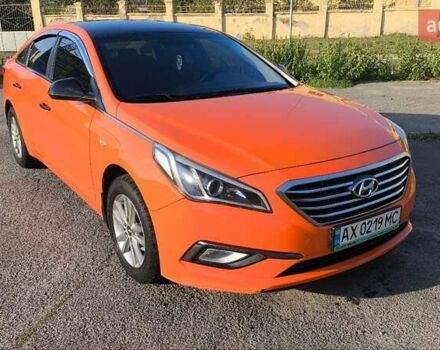 Помаранчевий Хендай Соната, об'ємом двигуна 2 л та пробігом 180 тис. км за 9200 $, фото 1 на Automoto.ua