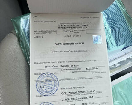 Черный Хендай Терракан, объемом двигателя 2.9 л и пробегом 207 тыс. км за 10000 $, фото 18 на Automoto.ua