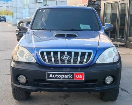 Синий Хендай Терракан, объемом двигателя 2.9 л и пробегом 348 тыс. км за 7180 $, фото 1 на Automoto.ua