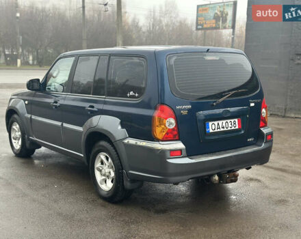 Синий Хендай Терракан, объемом двигателя 2.5 л и пробегом 218 тыс. км за 3500 $, фото 4 на Automoto.ua