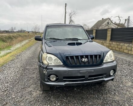 Синий Хендай Терракан, объемом двигателя 2.5 л и пробегом 330 тыс. км за 2000 $, фото 2 на Automoto.ua