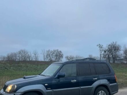 Синій Хендай Терракан, об'ємом двигуна 2.9 л та пробігом 267 тис. км за 4200 $, фото 1 на Automoto.ua