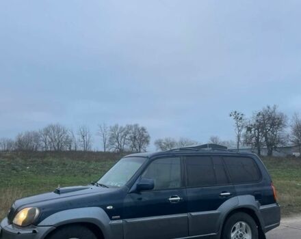 Синий Хендай Терракан, объемом двигателя 2.9 л и пробегом 267 тыс. км за 4200 $, фото 1 на Automoto.ua