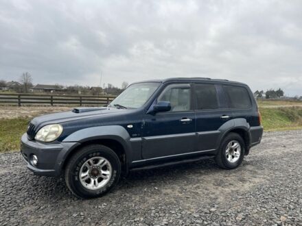 Синий Хендай Терракан, объемом двигателя 2.9 л и пробегом 330 тыс. км за 1800 $, фото 1 на Automoto.ua