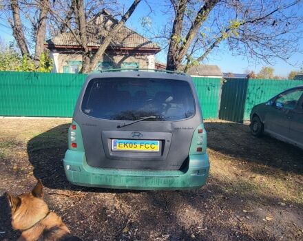 Зеленый Хендай Терракан, объемом двигателя 3 л и пробегом 212 тыс. км за 2500 $, фото 2 на Automoto.ua