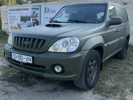 Хендай Терракан 2002 в Ирпене на Automoto.ua Зеленый Хендай Терракан, объемом двигателя 2.9 л и пробегом 300 тыс. км за 3200 $, фото 1 на Automoto.ua