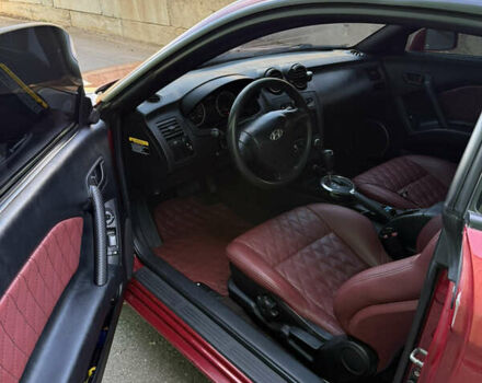 Красный Хендай Тибурон, объемом двигателя 1.98 л и пробегом 240 тыс. км за 5800 $, фото 17 на Automoto.ua