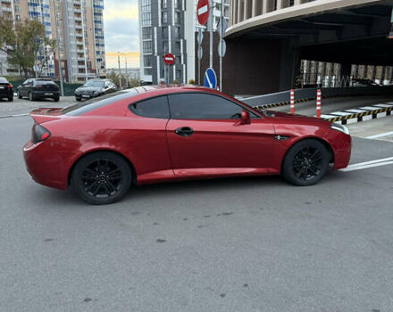 Красный Хендай Тибурон, объемом двигателя 1.98 л и пробегом 240 тыс. км за 5800 $, фото 3 на Automoto.ua