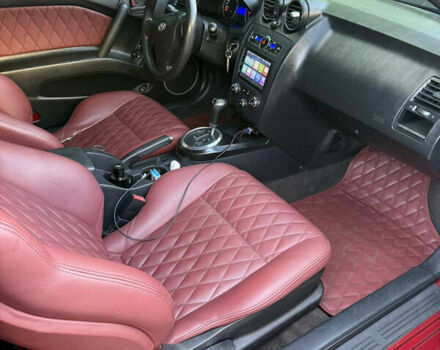 Красный Хендай Тибурон, объемом двигателя 1.98 л и пробегом 240 тыс. км за 5800 $, фото 18 на Automoto.ua