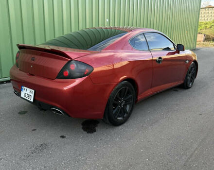 Красный Хендай Тибурон, объемом двигателя 1.98 л и пробегом 240 тыс. км за 5800 $, фото 8 на Automoto.ua