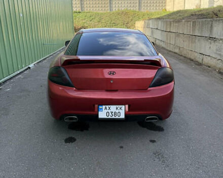 Красный Хендай Тибурон, объемом двигателя 1.98 л и пробегом 240 тыс. км за 5800 $, фото 16 на Automoto.ua