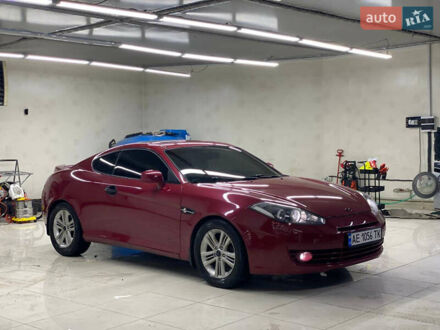 Красный Хендай Тибурон, объемом двигателя 1.98 л и пробегом 167 тыс. км за 6900 $, фото 1 на Automoto.ua