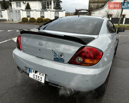 Серый Хендай Тибурон, объемом двигателя 1.98 л и пробегом 168 тыс. км за 4600 $, фото 6 на Automoto.ua