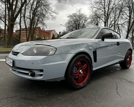 Серый Хендай Тибурон, объемом двигателя 2 л и пробегом 168 тыс. км за 4600 $, фото 1 на Automoto.ua