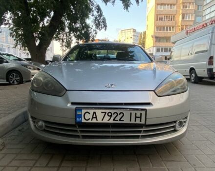 Серый Хендай Тибурон, объемом двигателя 2 л и пробегом 160 тыс. км за 6500 $, фото 2 на Automoto.ua