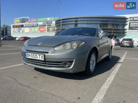 Серый Хендай Тибурон, объемом двигателя 2 л и пробегом 155 тыс. км за 4400 $, фото 1 на Automoto.ua