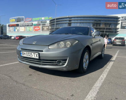 Сірий Хендай Тібурон, об'ємом двигуна 2 л та пробігом 155 тис. км за 4400 $, фото 1 на Automoto.ua