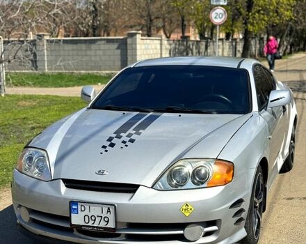 Серый Хендай Тибурон, объемом двигателя 2.7 л и пробегом 164 тыс. км за 3700 $, фото 1 на Automoto.ua