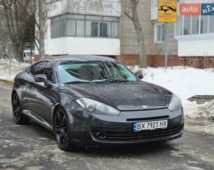 Серый Хендай Тибурон, объемом двигателя 1.98 л и пробегом 160 тыс. км за 4650 $, фото 1 на Automoto.ua