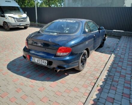 Синий Хендай Тибурон, объемом двигателя 1.6 л и пробегом 232 тыс. км за 650 $, фото 1 на Automoto.ua