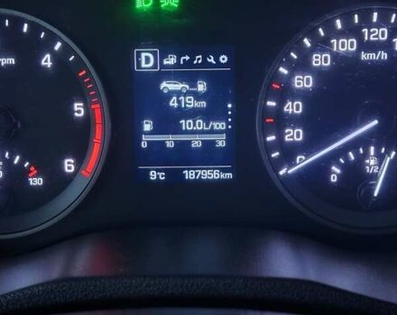 Белый Хендай Туксон, объемом двигателя 2 л и пробегом 187 тыс. км за 24000 $, фото 5 на Automoto.ua