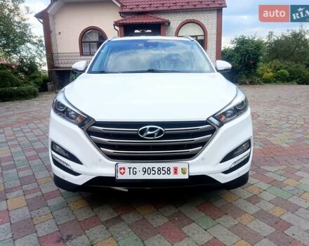 Хендай Туксон 2018 в Львове на Automoto.ua Белый Хендай Туксон, объемом двигателя 2 л и пробегом 169 тыс. км за 21400 $, фото 10 на Automoto.ua