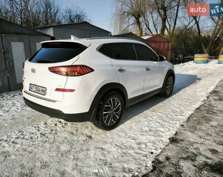 Белый Хендай Туксон, объемом двигателя 2 л и пробегом 191 тыс. км за 22500 $, фото 12 на Automoto.ua