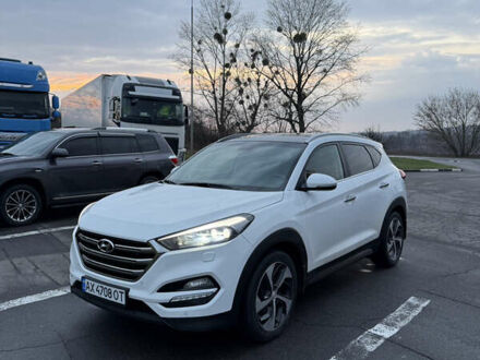 Білий Хендай Туксон, об'ємом двигуна 2 л та пробігом 152 тис. км за 18500 $, фото 1 на Automoto.ua