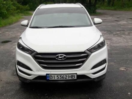 Білий Хендай Туксон, об'ємом двигуна 2 л та пробігом 110 тис. км за 16200 $, фото 1 на Automoto.ua