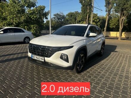 Белый Хендай Туксон, объемом двигателя 2 л и пробегом 162 тыс. км за 27500 $, фото 1 на Automoto.ua