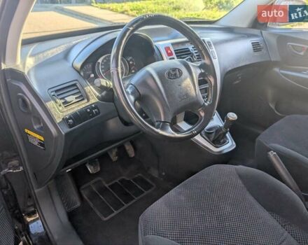 Черный Хендай Туксон, объемом двигателя 1.98 л и пробегом 226 тыс. км за 6500 $, фото 2 на Automoto.ua