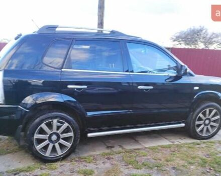 Черный Хендай Туксон, объемом двигателя 2 л и пробегом 208 тыс. км за 6950 $, фото 8 на Automoto.ua