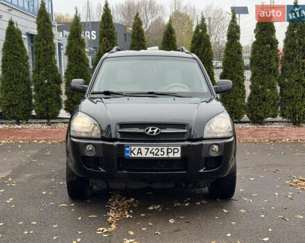 Черный Хендай Туксон, объемом двигателя 2.7 л и пробегом 220 тыс. км за 6950 $, фото 1 на Automoto.ua