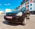 Черный Хендай Туксон, объемом двигателя 2 л и пробегом 160 тыс. км за 6950 $, фото 1 на Automoto.ua