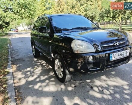 Черный Хендай Туксон, объемом двигателя 2 л и пробегом 247 тыс. км за 6300 $, фото 8 на Automoto.ua