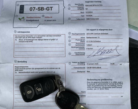 Черный Хендай Туксон, объемом двигателя 2 л и пробегом 201 тыс. км за 7750 $, фото 61 на Automoto.ua