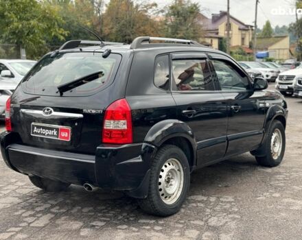 Черный Хендай Туксон, объемом двигателя 2 л и пробегом 177 тыс. км за 8940 $, фото 5 на Automoto.ua