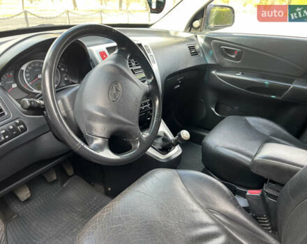 Черный Хендай Туксон, объемом двигателя 2 л и пробегом 256 тыс. км за 7800 $, фото 5 на Automoto.ua