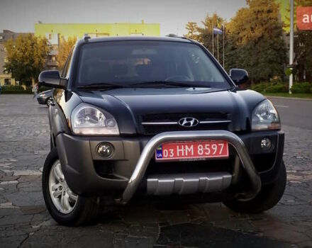 Черный Хендай Туксон, объемом двигателя 2 л и пробегом 230 тыс. км за 8600 $, фото 117 на Automoto.ua