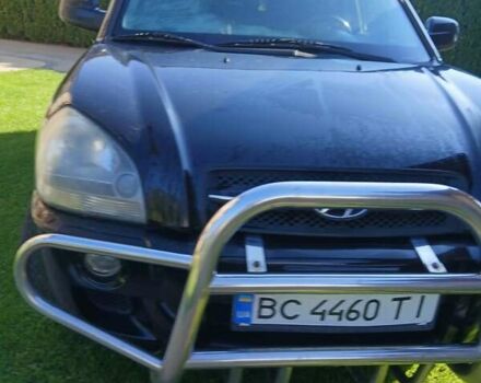 Черный Хендай Туксон, объемом двигателя 2 л и пробегом 15 тыс. км за 6200 $, фото 9 на Automoto.ua